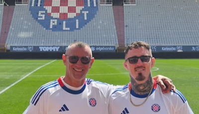 Tom Aspinall posjetio Poljud: 'Hrvatska me oduševila, sigurno ću se vratiti'