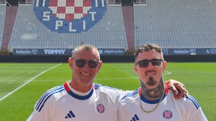 Tom Aspinall posjetio Poljud: 'Hrvatska me oduševila, sigurno ću se vratiti'