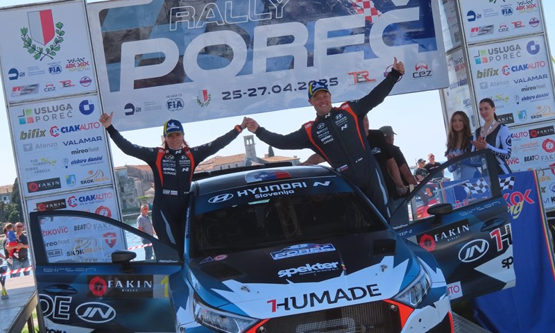 Nastavak sezone, pomlađeno izdanje Porečkog rallyja