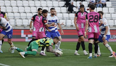 Osijek - Lokomotiva 0:0: Puno borbe, ali bez golova, svakom po bod na Opus Areni