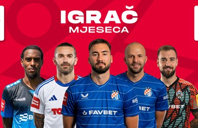 SHNL Igrač mjeseca: Dva igrača Dinama predvode popis, u konkurenciji i jedan vratar