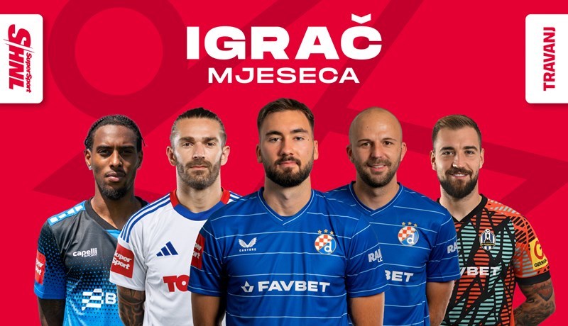 SHNL Igrač mjeseca: Dva igrača Dinama predvode popis, u konkurenciji i jedan vratar