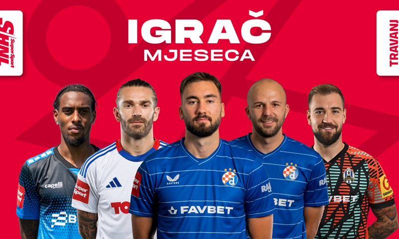 SHNL Igrač mjeseca: Dva igrača Dinama predvode popis, u konkurenciji i jedan vratar