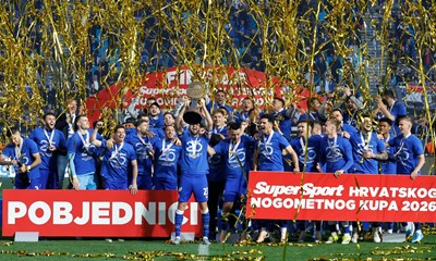 Preslika sezone u finalu SuperSport Hrvatskog nogometnog kupa, Dinamo ostavio Rijeku bez šanse