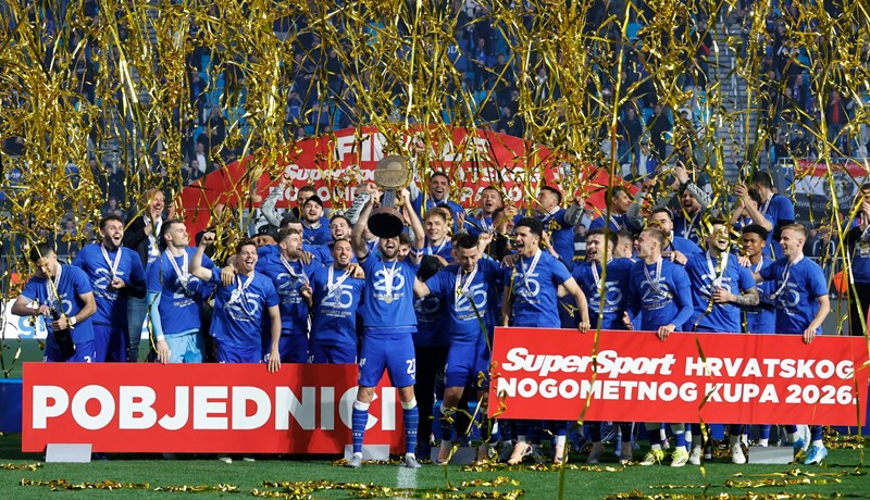 Preslika sezone u finalu SuperSport Hrvatskog nogometnog kupa, Dinamo ostavio Rijeku bez šanse