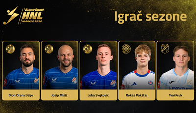 SHNL godišnje nominacije: Dinamo s tri kandidata za igrača sezone