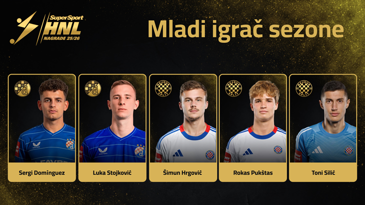 SHNL godišnje nominacije: Koji je mladi igrač obilježio sezonu u SuperSport HNL-u?