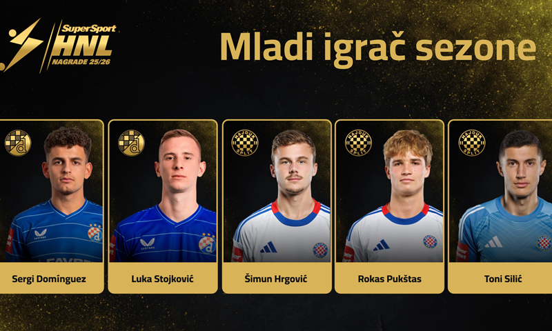 SHNL godišnje nominacije: Koji je mladi igrač obilježio sezonu u SuperSport HNL-u?