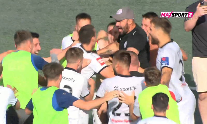 Pogledajte kako su igrači Croatije čekali i dočekali vijest o ostanku u SuperSport Prvoj NL