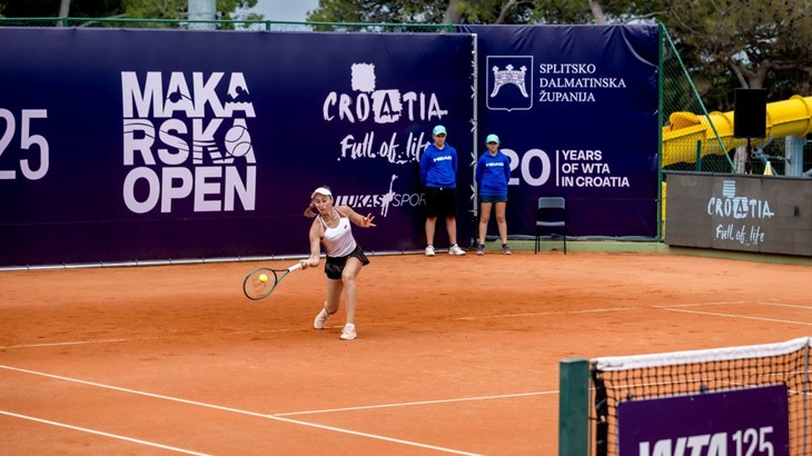 Makarska Open: Ćirić Bagarić ispala, kiša prekinula meč između Marčinko i Hennemann