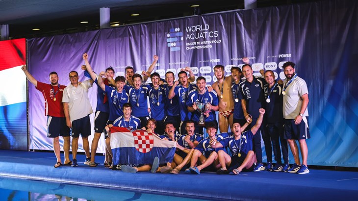 Hrvatski U-18 vaterpolisti postali svjetski prvaci nakon dugih deset godina