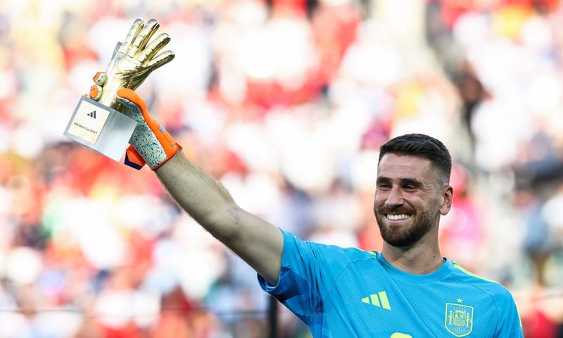 Prikaz španjolske dominacije - Emi Martinez imao je više obrana u finalu nego Unai Simon na cijelom SP-u