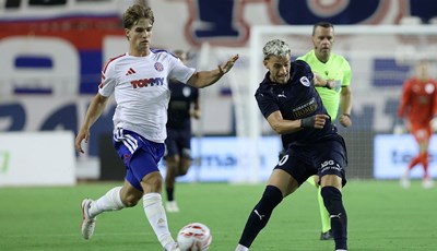 Hajduk - Pafos 2:0: Odlična utakmica Hajduka, fenomenalan pogodak Šege i lijepa prednost!