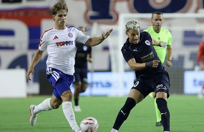 Hajduk - Pafos 2:0: Odlična utakmica Hajduka, fenomenalan pogodak Šege i lijepa prednost!