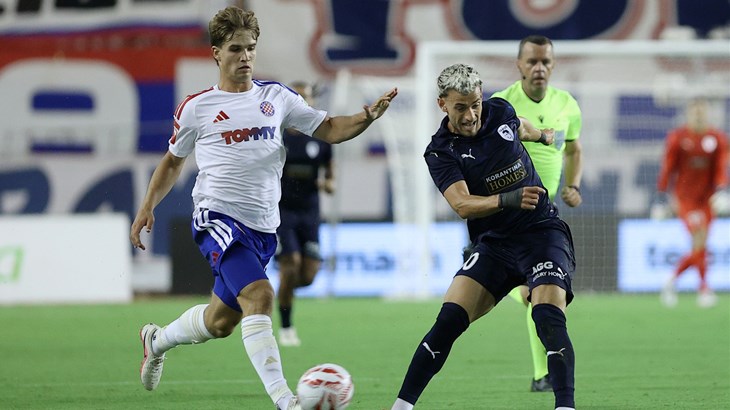 Hajduk - Pafos 2:0: Odlična utakmica Hajduka, fenomenalan pogodak Šege i lijepa prednost!