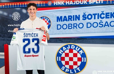 Marin Šotiček stigao u Hajduk: 'Jako mi se sviđa nogomet trenera Garcije'