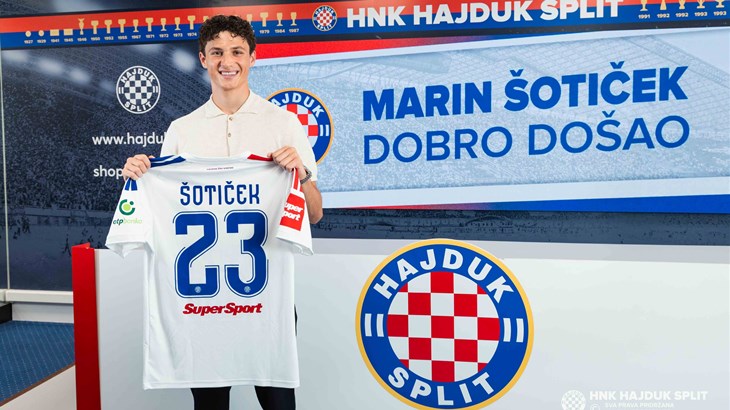 Marin Šotiček stigao u Hajduk: 'Jako mi se sviđa nogomet trenera Garcije'