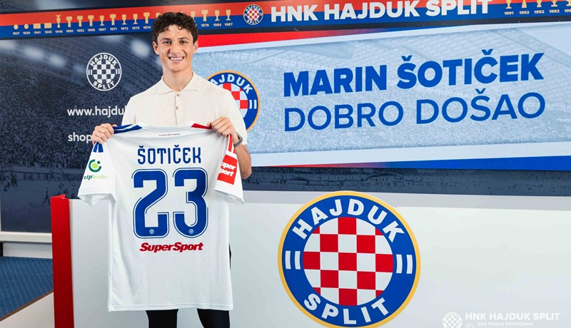 Marin Šotiček stigao u Hajduk: 'Jako mi se sviđa nogomet trenera Garcije'