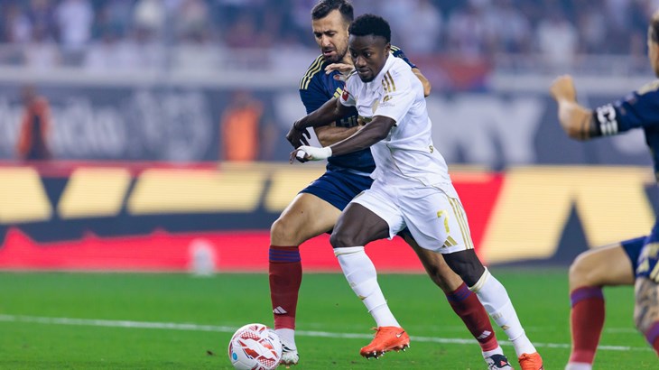 Hajduk - Rakow 2:2: Hajduk se nije obranio s igračem manje, opet primio pogodak u završnici