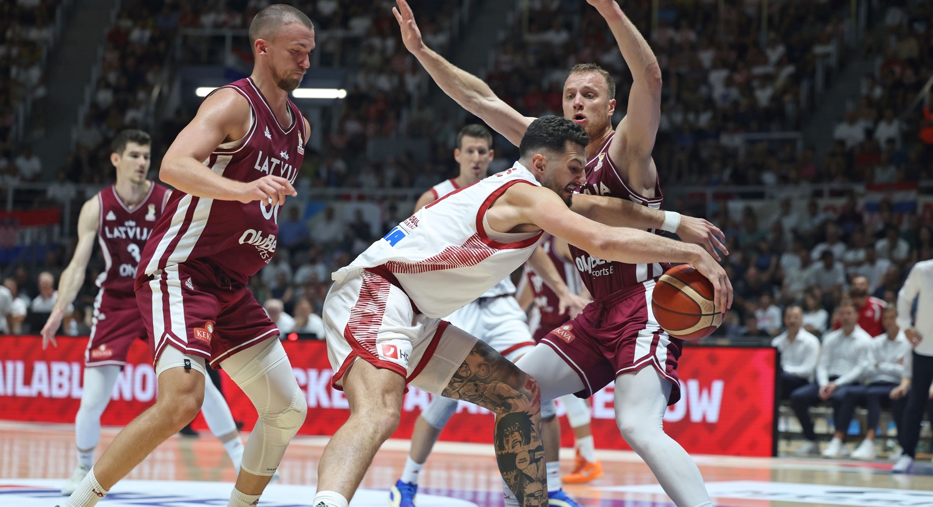 Hrvatska - Latvija: Latvija rastopljena na +35, Hrvatska glatko do pobjede