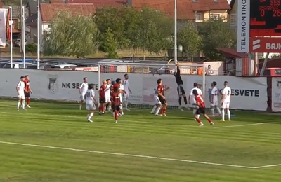 VIDEO: Pogledajte jedan od najbizarnijih golova u SuperSport Prvoj NL. Strijelac se već vraćao u obranu