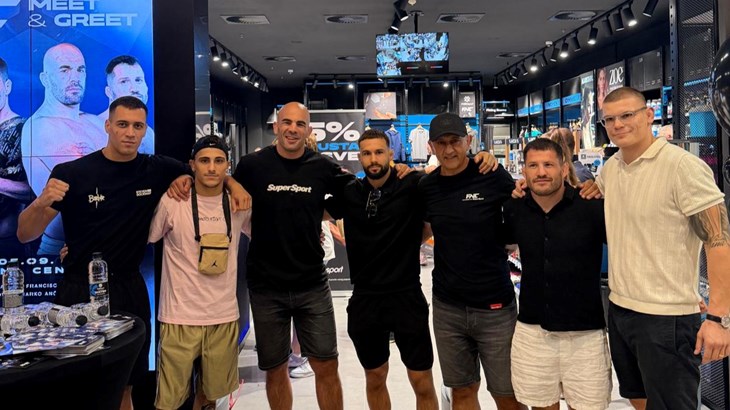 FNC zvijezde okupile se tjedan dana uoči spektakla u Areni Zagreb: Otvoren Polleo Sport Experience Store