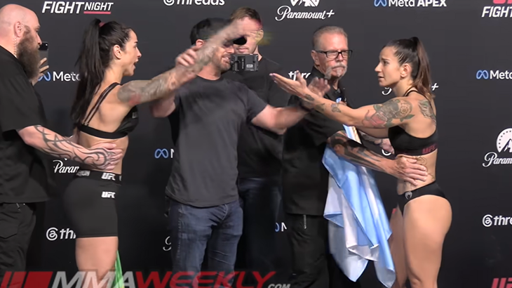 Kaos na UFC sučeljavanju: Dumont neobičnom provokacijom dodatno razbjesnila Perez