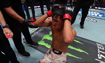 VIDEO: Grozne scene na UFC-u u Las Vegasu: Barcelos nepomično ležao, 18 godina mlađi protivnik molio