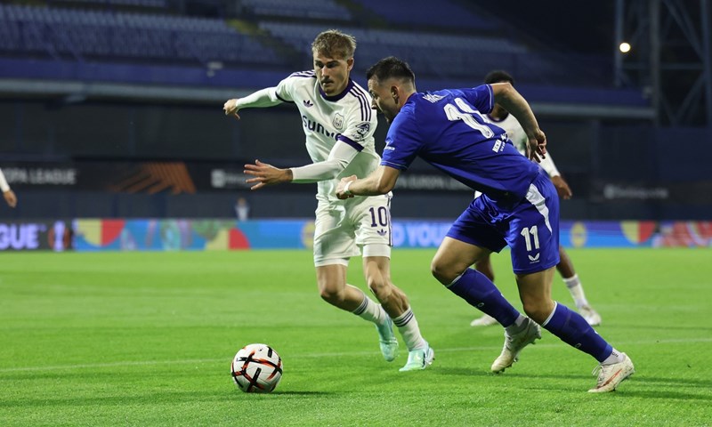 UŽIVO: Dinamo - Anderlecht 0:0 (Europska liga, drugo kolo)